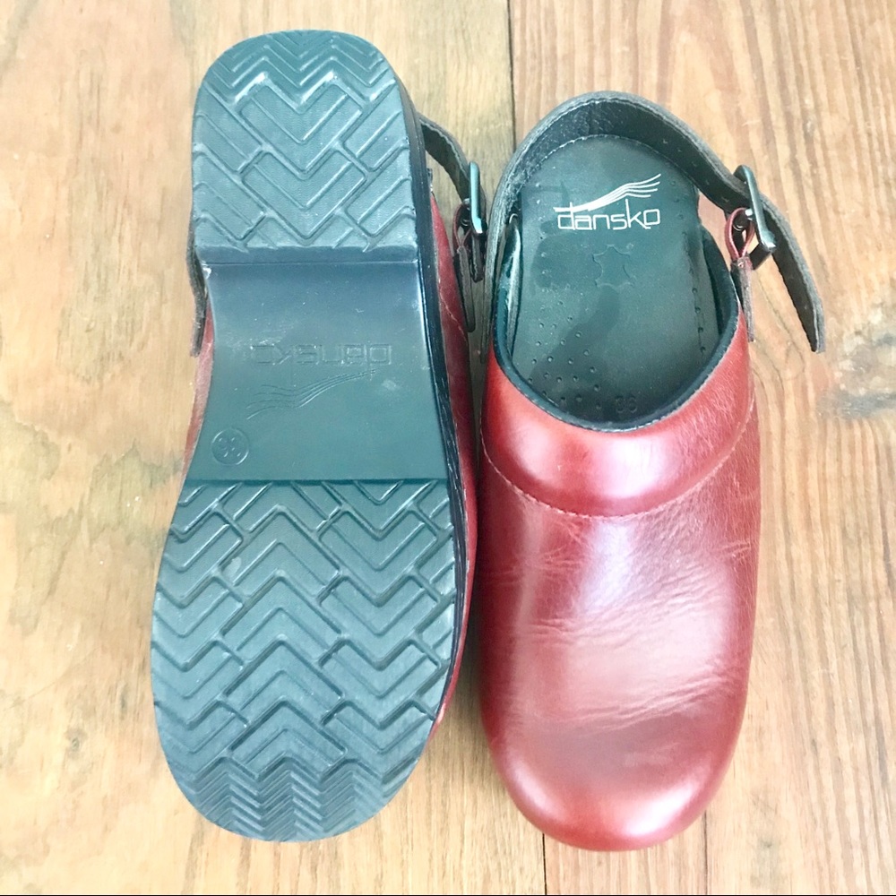 Red Dansko Clogs - Picture 2 of 3